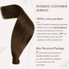 Hetto Real Hair Braid Extensions, Brown Ponytail Extensions, Wrap Around