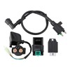 GOOFIT CDI Box Ignition Coil Solenoid Relay Voltage Regulator for