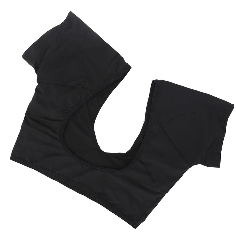 Underarm Sweat Vest Black Breathable Washable Quick Drying Armpit Sweat