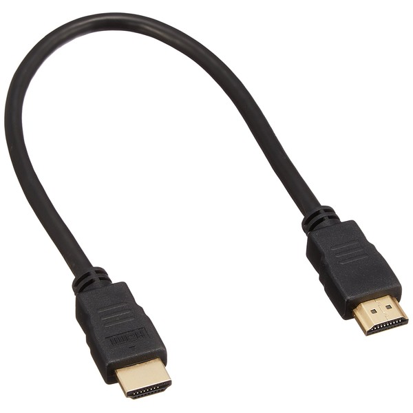 SSA Service SHDMI-03M [High Speed HDMI Cable Version 1.4 Compatible] Type A (Male) - Type A (Male) [11.8 inches (30 cm) ]