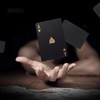 Black Plastic Poker Cards - Waterproof - Professional Poker Cards