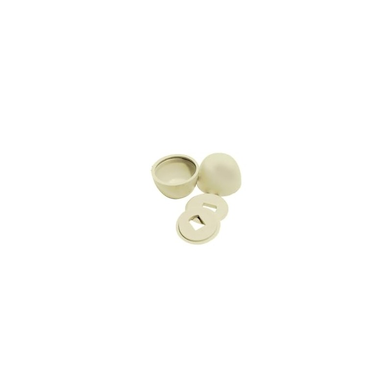 Master Plumber 573405 MP Toilet Bolt Cap, Almond