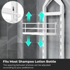 ODesign 4 Tier Height-Adjustable Shower Caddy Hanging Anti-Swing-Over The Shower