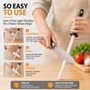 10-in Ceramic Honing Rod, 1200 Grit Knife Sharpener Rod for