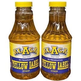 Alaga Yellow Label Table Syrup, 16oz (Honey Flavor) 2 Pk