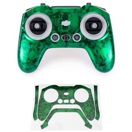 WRAPGRADE Skin Compatible with DJI FPV RC/DJI FPV Remote Controller 3 (Emerald Skull)