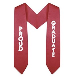 CLERKMANS Red Imprinted Preschool/Kindergarten Graduation Stole