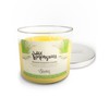 Wild Lemongrass Highly Scented Natural 3 Wick Candle, Essential Fragrance