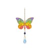 Wild Things Gifts Glass Crystal Dreams Suncatcher - Rainbow Butterfly - Hanging Crystal Ornament With Gold Details - Rainbow Effect