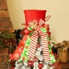 LATERN Christmas Tree Topper, 30CM Large Red Xmas Tree Top