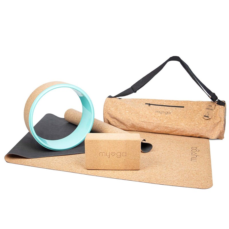 Myga Notebook Journal with Cork Cover - Eco-Friendly A5 Travel