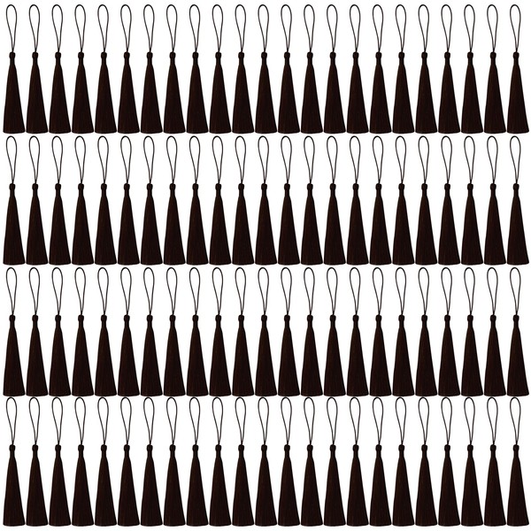 MUXGOA 150 Pcs Bookmark Tassels for Crafts,Key Chain Mini Tassels