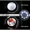 VERIMP 5X Handheld Magnifier Illuminated Desktop Handheld Magnifying Glass Reading