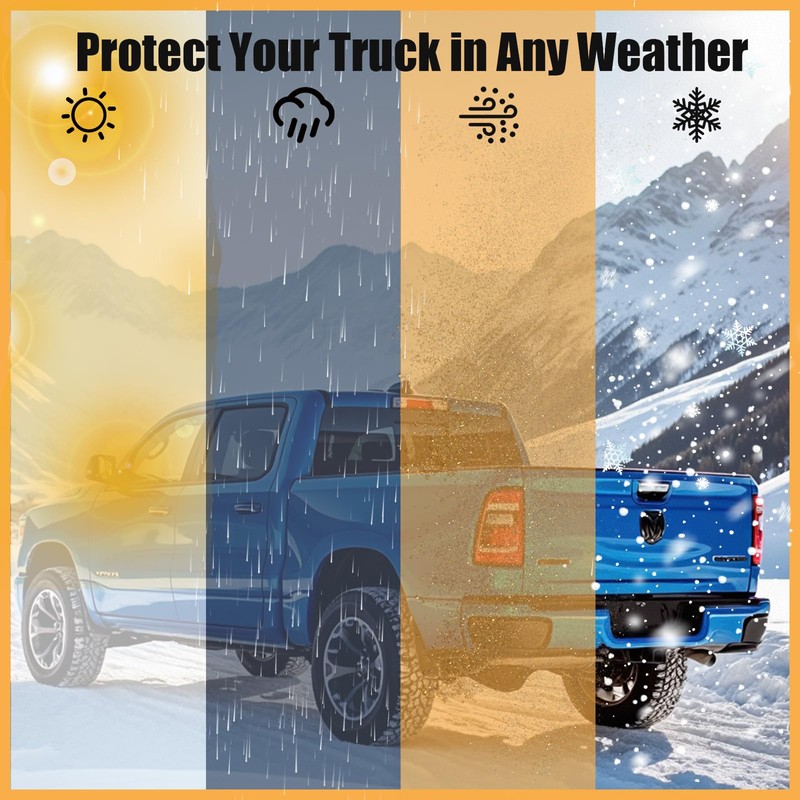 Nayotaa Tonneau Cover Seal Strip - 16.4Ft Truck Tailgate Seal