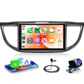 Rimoody 4G+64G Android 13 Car Stereo Radio for Honda CRV 2012-2016, Wireless Carplay Andorid auto GPS 5G-WiFi 9'' Touchscreen Bluetooth FM/RDS EQ-32 SWC Backup Camera