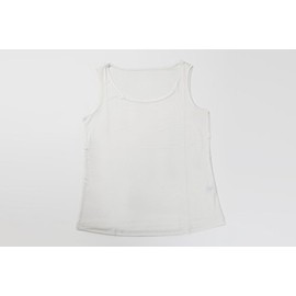 utatane, Sonny, Silk 100% Cotton Sheeting Tank Top , , , whites,