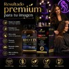 Biotina 25000 Mcg Con Colágeno Y Queratina 60 Cápsulas