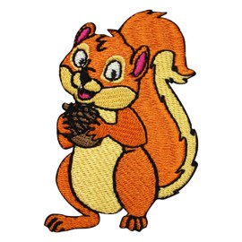 Squirrel Patch Kids rhymes patch, Embroidered Iron on Sew on Patch Badge for Clothes etc.8x5.5cm