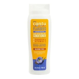 CANTU Flaxeed Smoothing Leave-in OR Rinse out Conditioner 400 ml (Pack of 1)