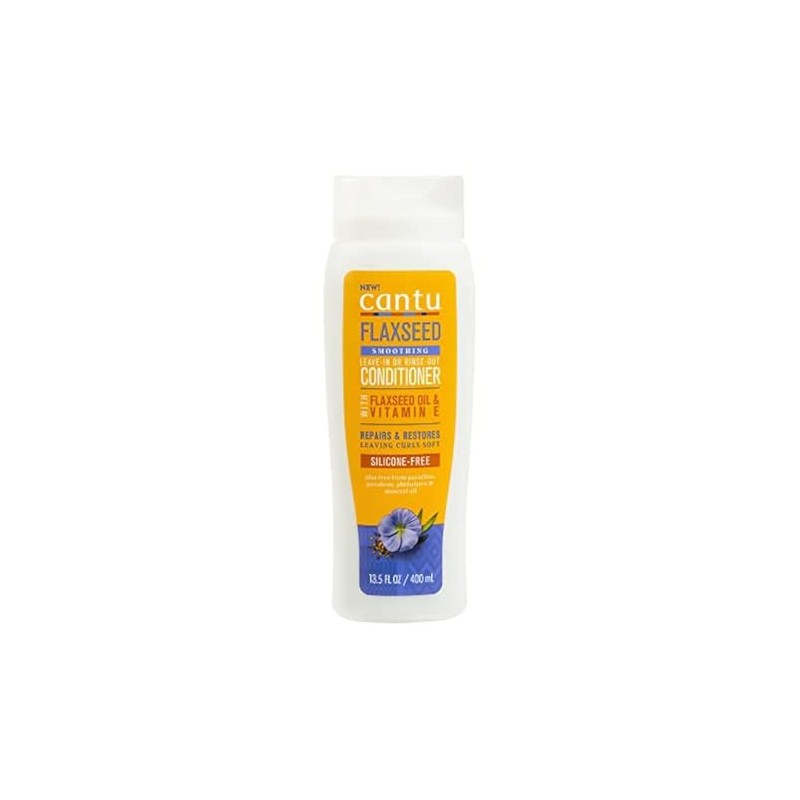 CANTU Flaxeed Smoothing Leave-in OR Rinse out Conditioner 400 ml