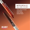 Ruby Kisses Waterproof Matte & Metallic Duo Eyeliner - Dual-Ended