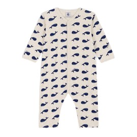 Petit Bateau Unisex Baby Long Sleeve Footless Pyjamas, Montelimar/Medieval