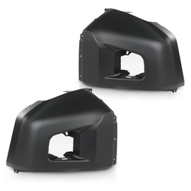 G-PLUS Bumper End Caps Front Left and Right Compatible With 2014-2020 Tundra Limited/SR/SR5 Double Cab Fit Tundra SR5/2014-2020 Limited CrewMax Bumper Ends,Black