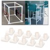 3 Way Pipe Fittings, 10PCS PVC Pipe Connector, 3 Way