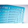 Staedtler 982 15-1 Template Number Ruler 0.5mm for Mechanical Pencils,