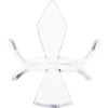 Plymor Clear Acrylic Ball or Sphere Flower Petal Display Holder