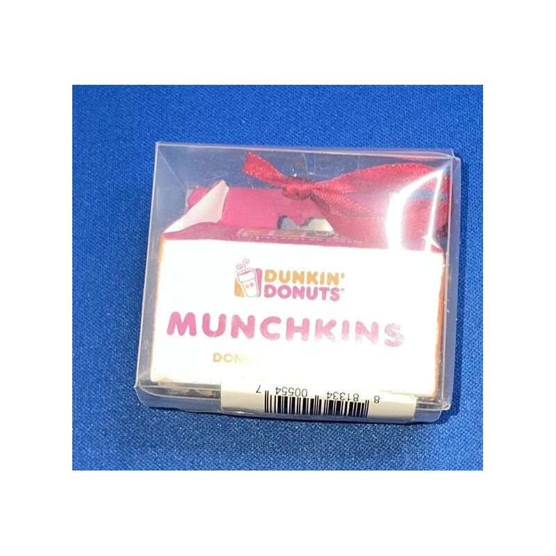 Dunkin Donuts 2013 Box of Munchkins Donut Hole Treats Christmas