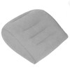 Inflatable Lumbar Waist Pillow PVC and Flocking Press Gray Inflation
