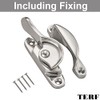 TERF® Traditional Polished Chrome Sash Window Lock Catch Latch Fitch