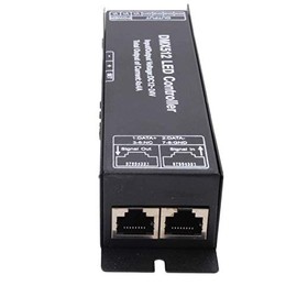 LED RGB DMX512 Decoder Controller 4x4A 16A 4 Channel Digital PWM Dimmer for RGB 5050 3528 LED Strip Light DC 12V-24V