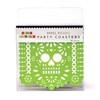Party Partners Paperboard Drink Coasters Set of 12 Papel Picado