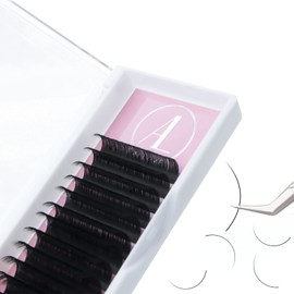 ALLOVE Cashmere Eyelash Extension Classic Lash Extensions 0.05 C Curl 16mm Individual Volume Lash Extensions Lash Trays for Lash Extensions Supplies Single Eyelash Extensions