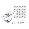 (Pack of 20) 25 mm Wheels Soft Motion Rubber Roller