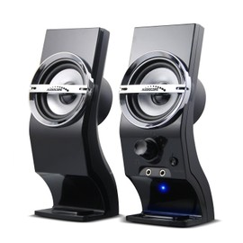 Audiocore AC805 Computer Stereo Speakers for PC Laptop, 2.0 Stereo System, USB Powered, 6W RMS Power