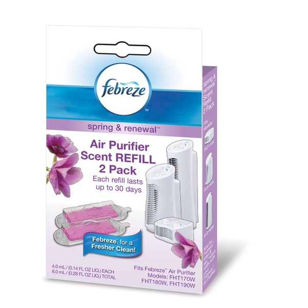 Febreze Scent Refill, Spring and Renewal, 2-Pack