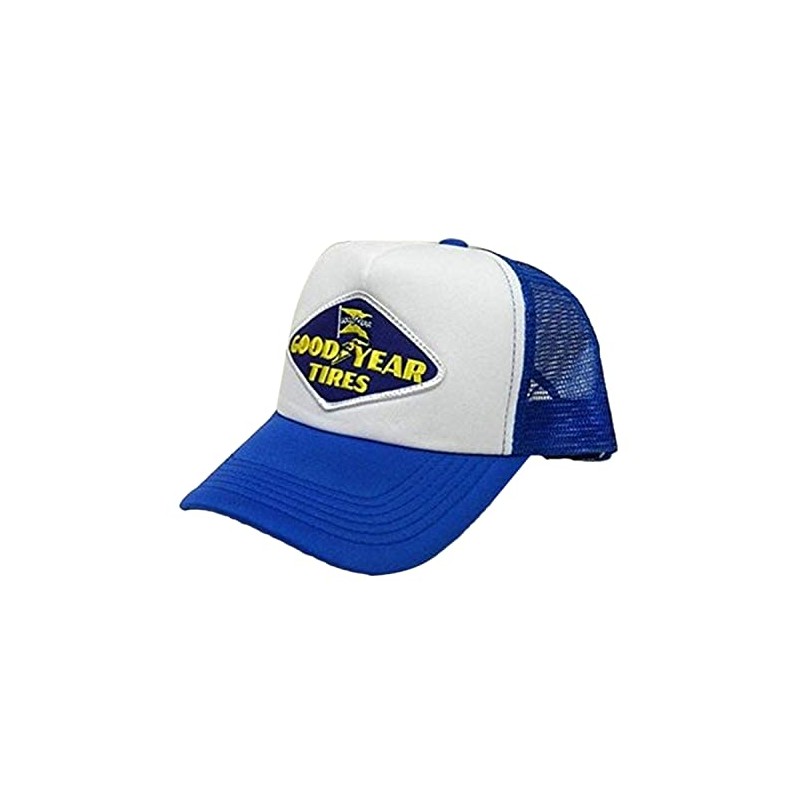 Chopper GOOD-YEAR Mesh Cap, Blue, Goodyear Trucker Cap, American Miscellaneous