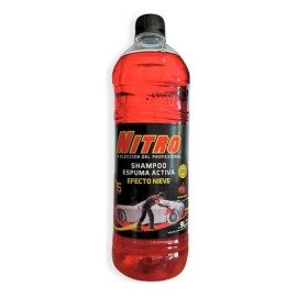 Shampoo Espumante Nitro Espuma Activa Cereza 900 Ml Protección Cera                                                                                   