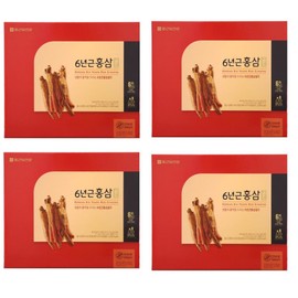 Chong Kun Dang Health 6-year-old red ginseng gold 80mlx60 packets_4 boxes Lunar New Year gift set / 종근당건강 6년근 홍삼골드 80mlx60포_4박스 설선물세트
