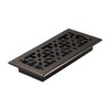 Decor Grates (4-Pack) AGH410-RB Gothic Floor Register, 4x10 Inches, Rubbed