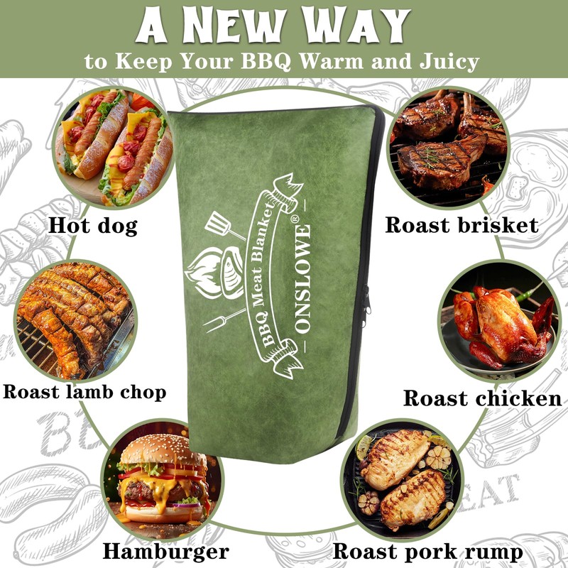 BBQ Blanket for Resting Meat, Reusable Reat Insulated Resting Bag,