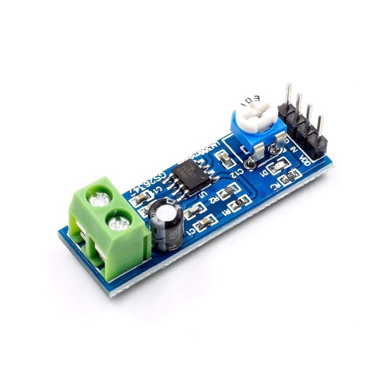 LM386 Audio Amplifier Module 200 Times 5V-12V Input 10K Resistance