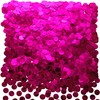 Hot Pink Foil Metallic Round Table Confetti Decor Circle Dots