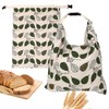 Beeswax Bread Bags for Homemade Sourdough, Sourdough Bread Bag with