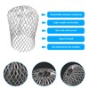 4 Pcs Aluminum Gutter Guards, 3.5" Metal Downpipe Leaf Guard