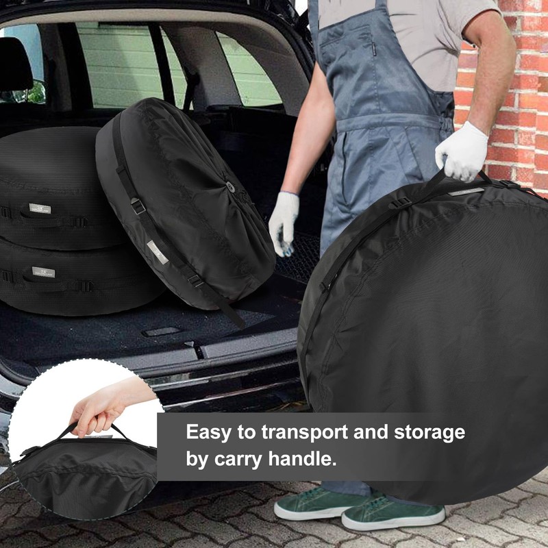 Explore Land Seasonal Tire Cover - Spare Tire Bag with