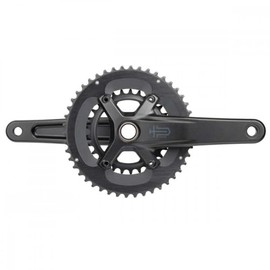 microSHIFT Sword 2X Crankset - 170mm, 10-Speed, 48/31t, 110 Asym BCD, 24mm Spindle, Black